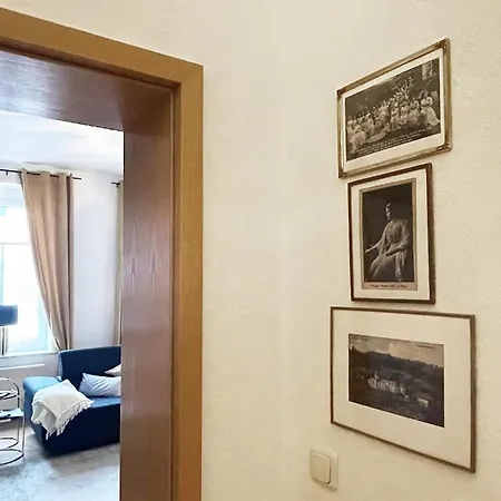 Apartment Art Deco Design Apartment, 65 Zoll Tv, Waschtrockner, Lage, Am Markt Gera